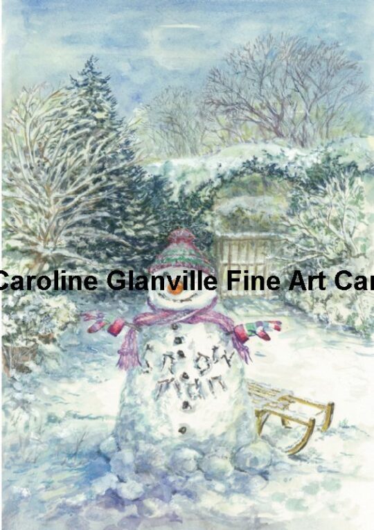 70. Snowman - Greeting Card