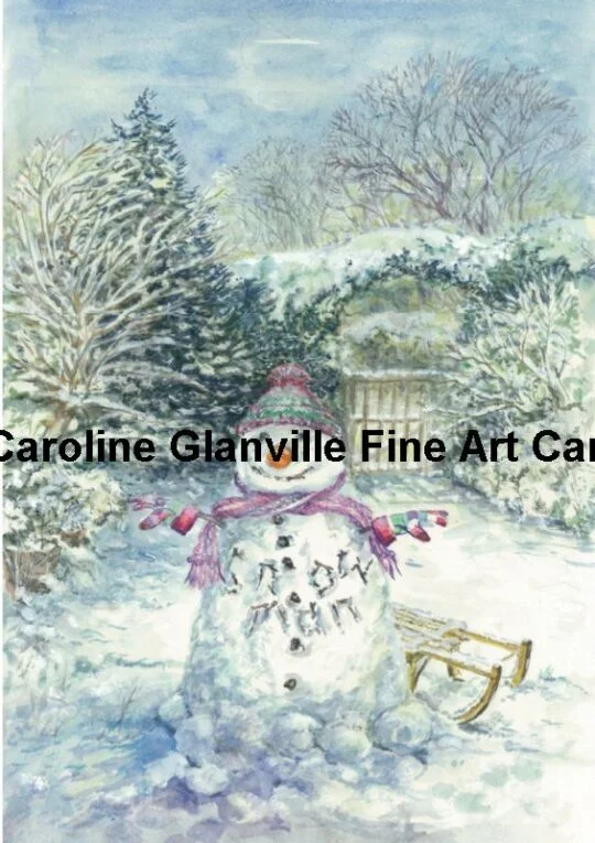 70. Snowman - Greeting Card