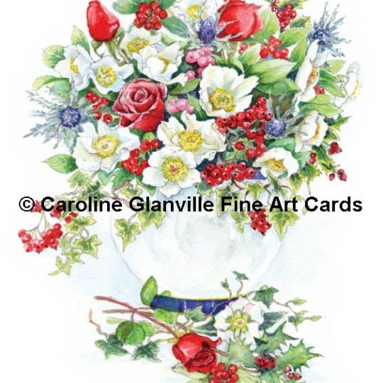 Ref. 73. Vase of winter flowers