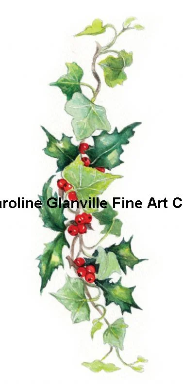 76. Christmas Garland - Greeting Card