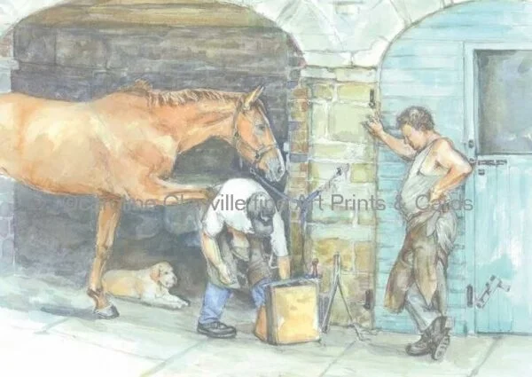Ref: 89. The Farrier - Greeting Card